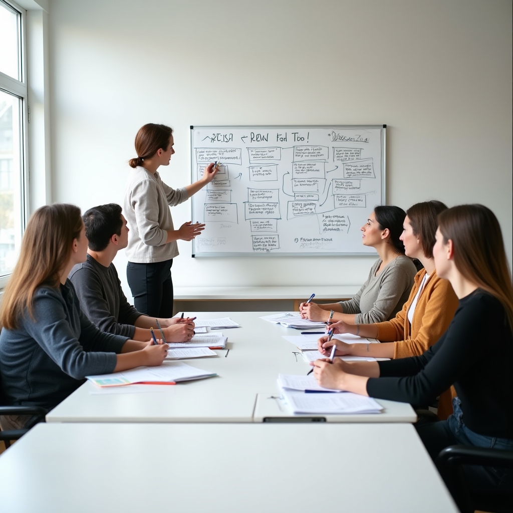 Atelier de gândire bazată pe date cu echipă de companie